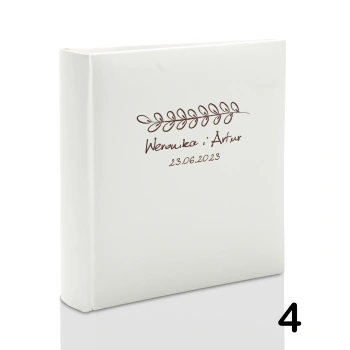Album ślubny, wsuwany, 200 zdjęć 10x15, personalizowany, 12 wzorów